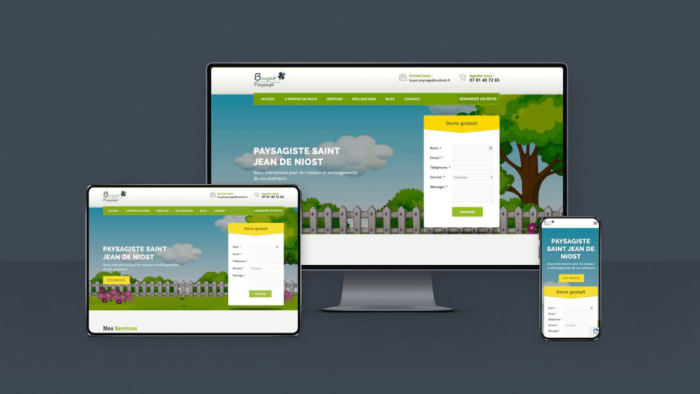 Site vitrine Buyat Paysage