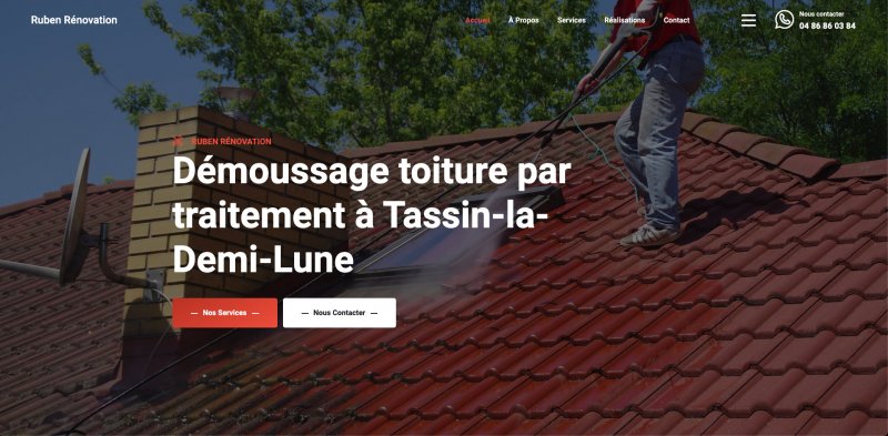 Image présentation Site vitrine Ruben Rénovation