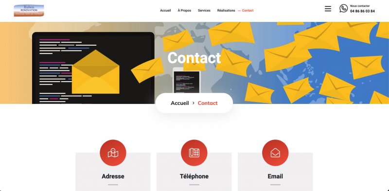 Image présentation Site vitrine Ruben Rénovation